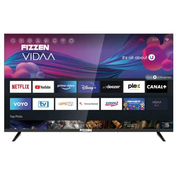 Tv Smart  UHD 4K” VIDSM  55 Polegadas Fizzen